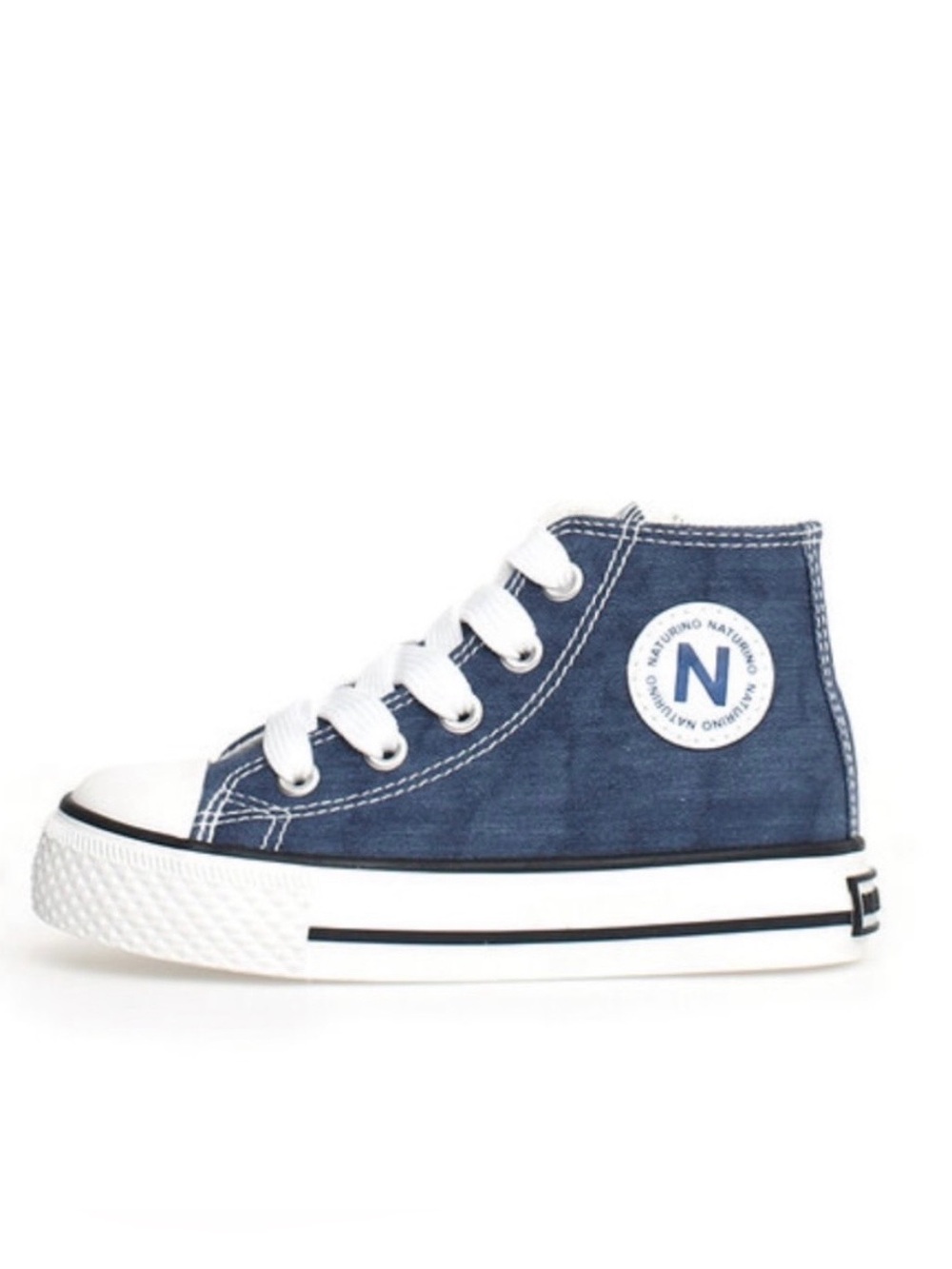 NWT Naturino YLFAS Navy Canvas Sneaker